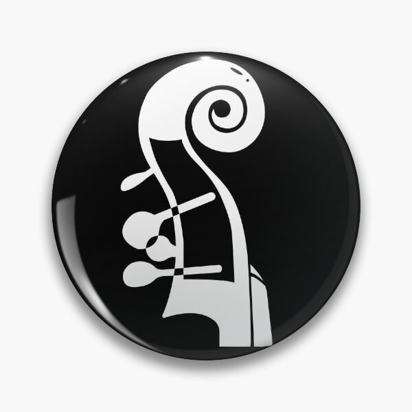 Item preview, Orchestra Bass Scroll (White) designed and sold by Ash Huey.
