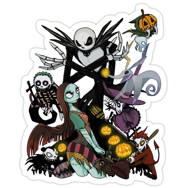 Download "the nightmare before christmas" Stickers by itsuko ...