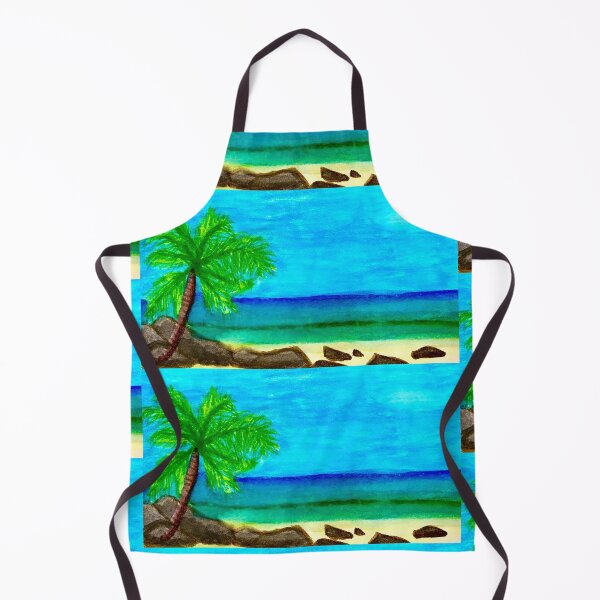 Item preview, Watercolor Beach Scene designed and sold by Araly Langomas.