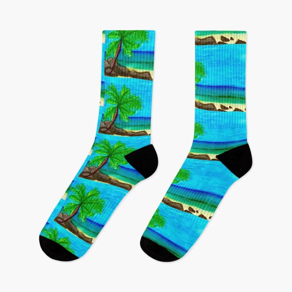 Item preview, Watercolor Beach Scene designed and sold by Araly  Langomas.
