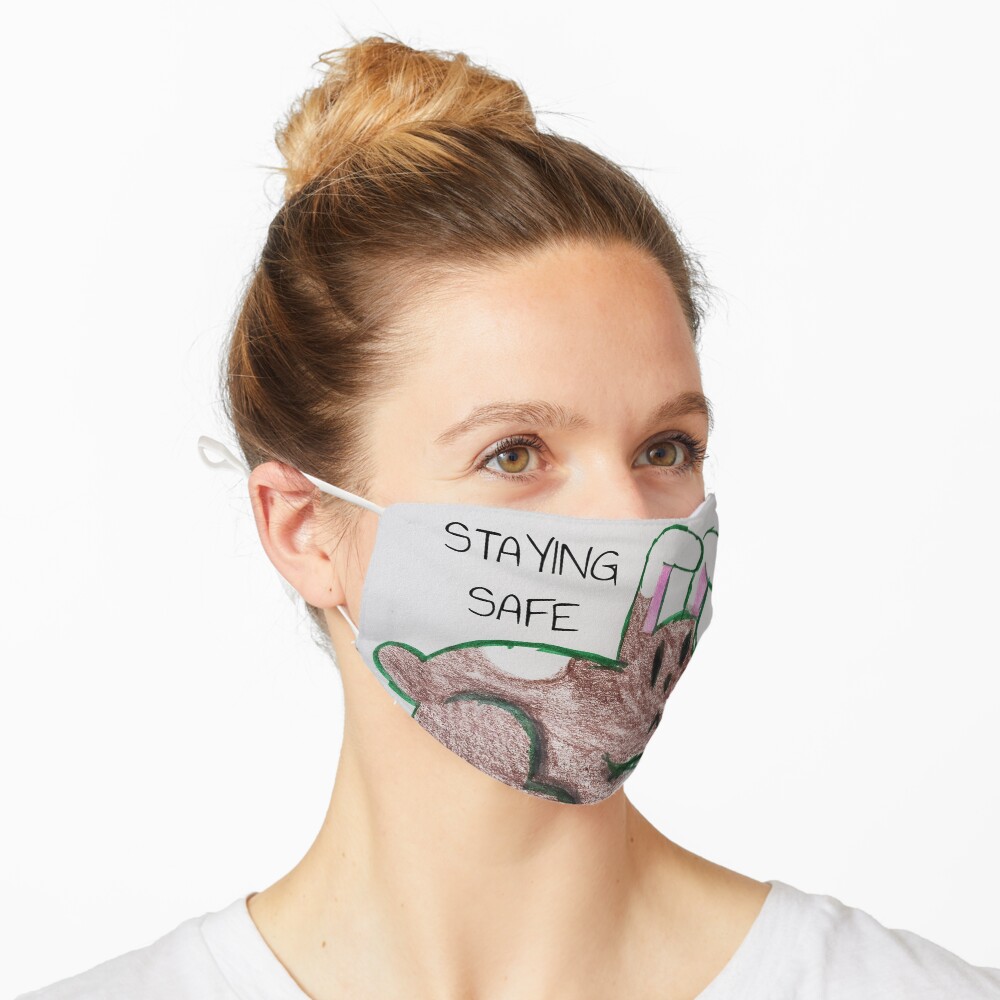 Bunny - Staying Safe, Youth, Kids, Boys, Girls Mask
