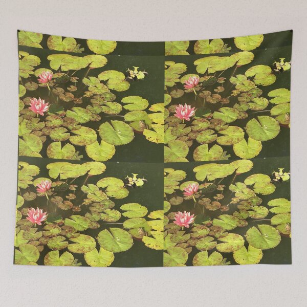 Item preview, Frogs and Lilies designed and sold by ceolsonart.
