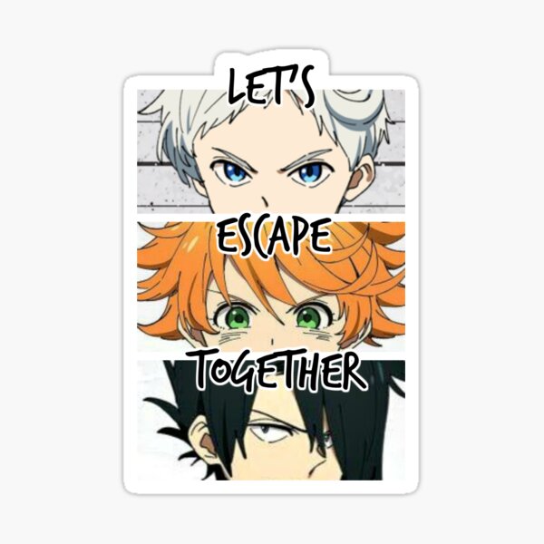 The Promised Neverland Faceless Character Stickers V1 TPN / 