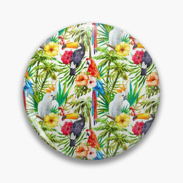 Item preview, Tropical Parrot, Cockatoo and Toucan Rainforest designed and sold by Makanahele.