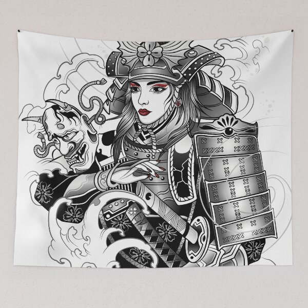 Item preview, Onna Bugeisha | Samurai Woman designed and sold by Sasha-Arts.