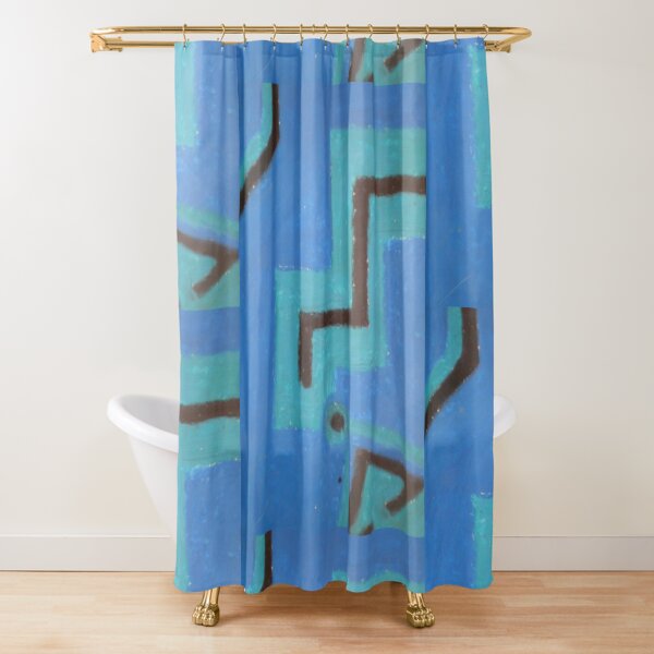 angular Shower Curtain
