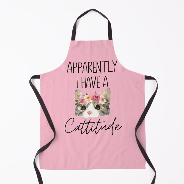 Item preview, Apparently I Have A Cattitude designed and sold by Sara Burgess.