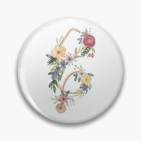 Item preview, Stethoscope with florals designed and sold by Harpley Design Studio.