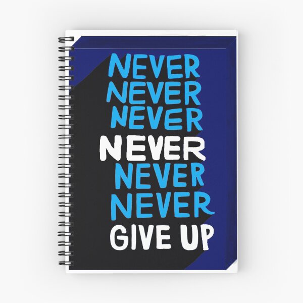 Item preview, never give up designed and sold by THE AMERICAN TEEVANGELIST.