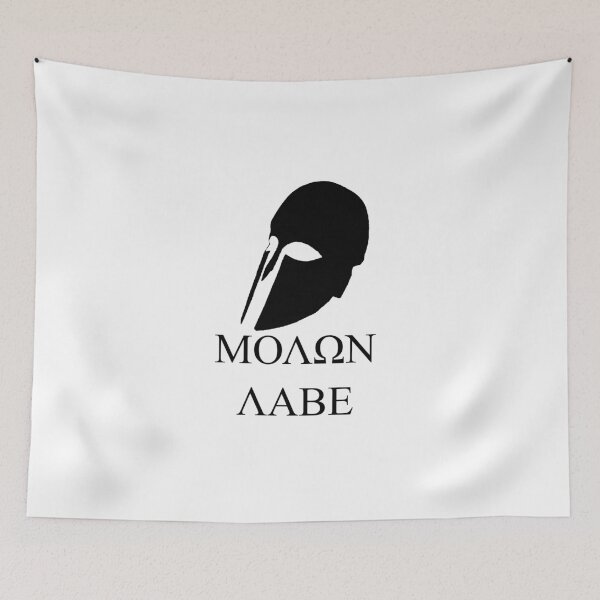 Item preview, Molon Labe original spartan helmet designed and sold by Say_it_aloud.