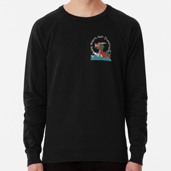 Dragon boats and Dumpling Lightweight Sweatshirt