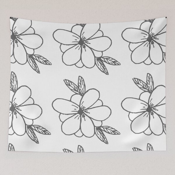 Item preview, Black flower designed and sold by Treemonk.