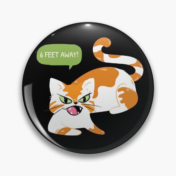 Item preview, ¡Quédate 6 pies de distancia! Gato designed and sold by cvt01.