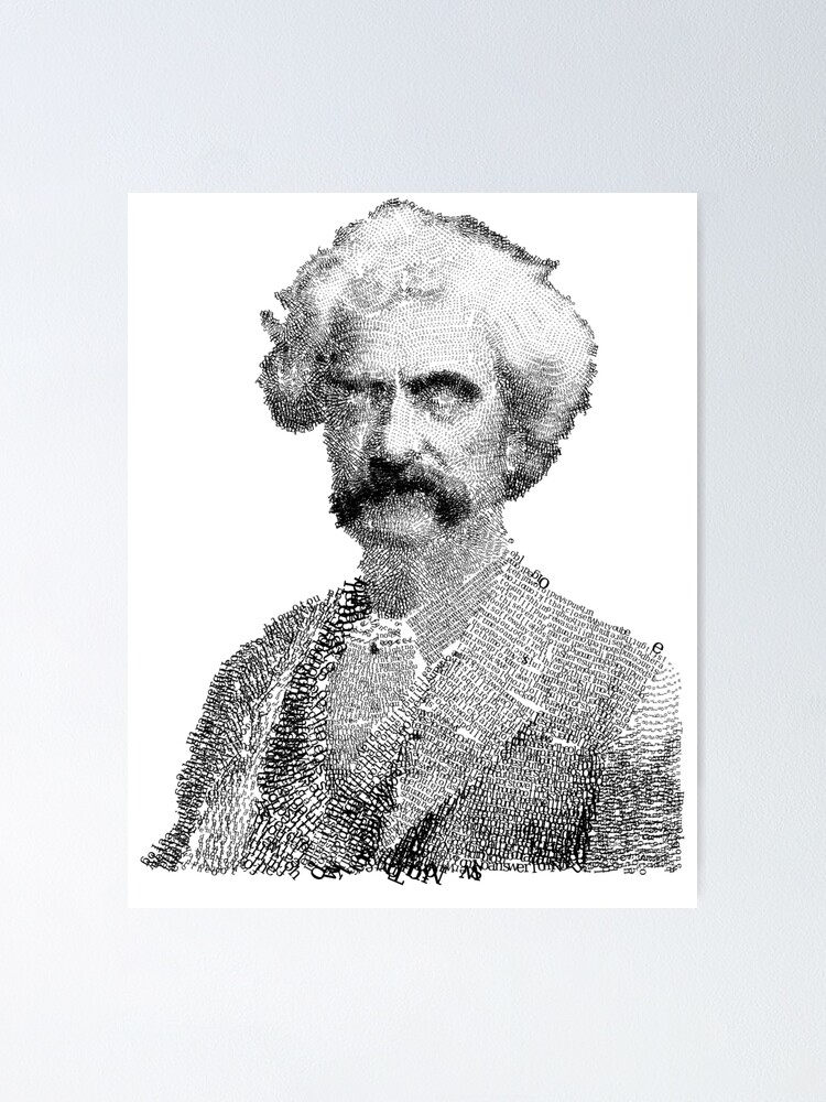 Poster, The Adventures of Tom Sawyer as Mark Twain designed and sold by zwerdlds
