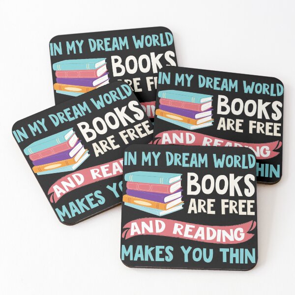 Item preview, Books are Free and Reading Makes You Thing designed and sold by whereismyrobot.