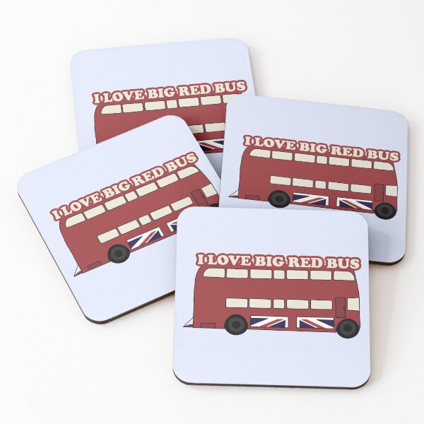 Item preview, big red bus (1D pack) designed and sold by Jenna Gardner.