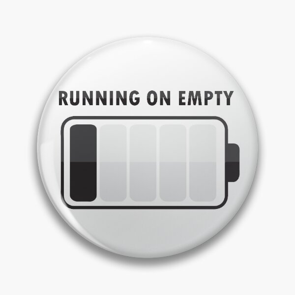 Item preview, Running on Empty (Black Edition) designed and sold by SarcasticWords.