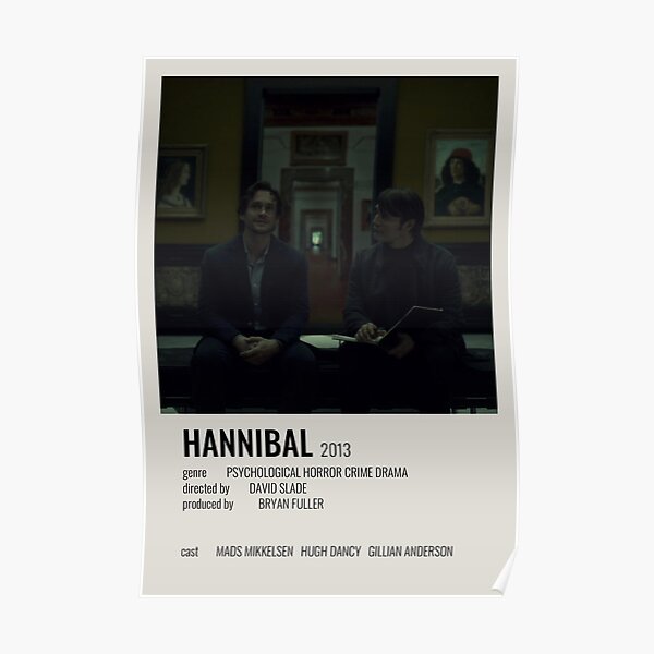 Hannibal minimalist poster Poster