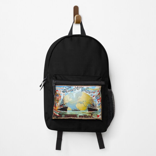 Item preview, Around The World in 80 Days; Vintage Jules Verne Print designed and sold by posterbobs.