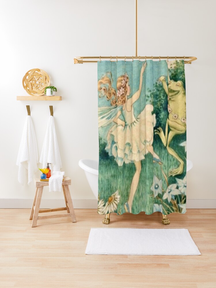 Dancing Frogs Shower Curtain