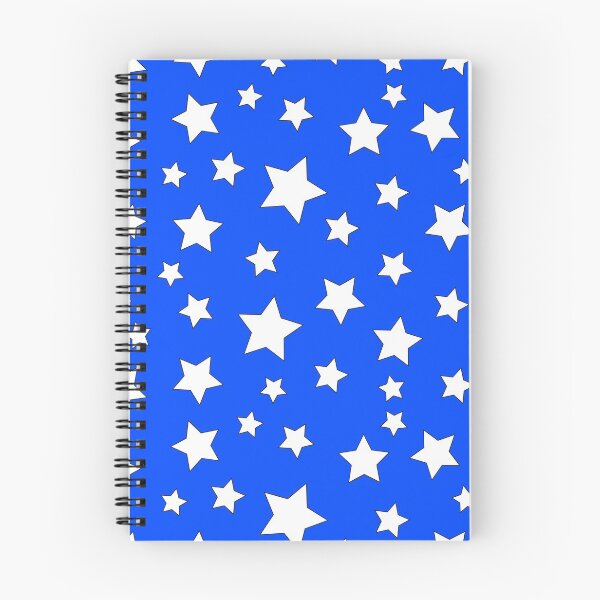Item preview, Blue and White Stars designed and sold by Ekari Blu.