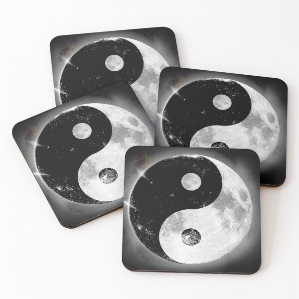 Item preview, Ying Yang moon t-shirt designed and sold by MoriaDoesArt.