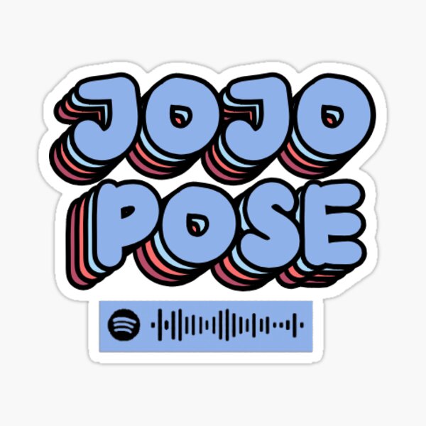 Jojo Pose Stickers Redbubble - jojo poses roblox code