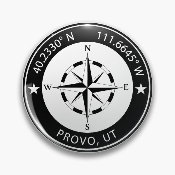 Artikelvorschau, Geografische Koordinaten von Provo, Utah entworfen und verkauft von TeeOhGraphics.