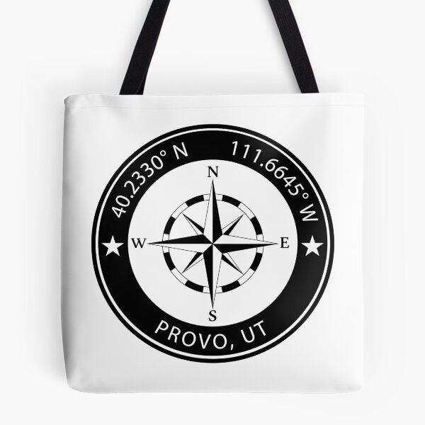 Item preview, Provo, Utah Geographical Coordinates designed and sold by TeeOhGraphics.