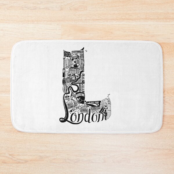 Item preview, London Letter L (big) famous places, landmarks and buildings in london england uk designed and sold by emcazalet.