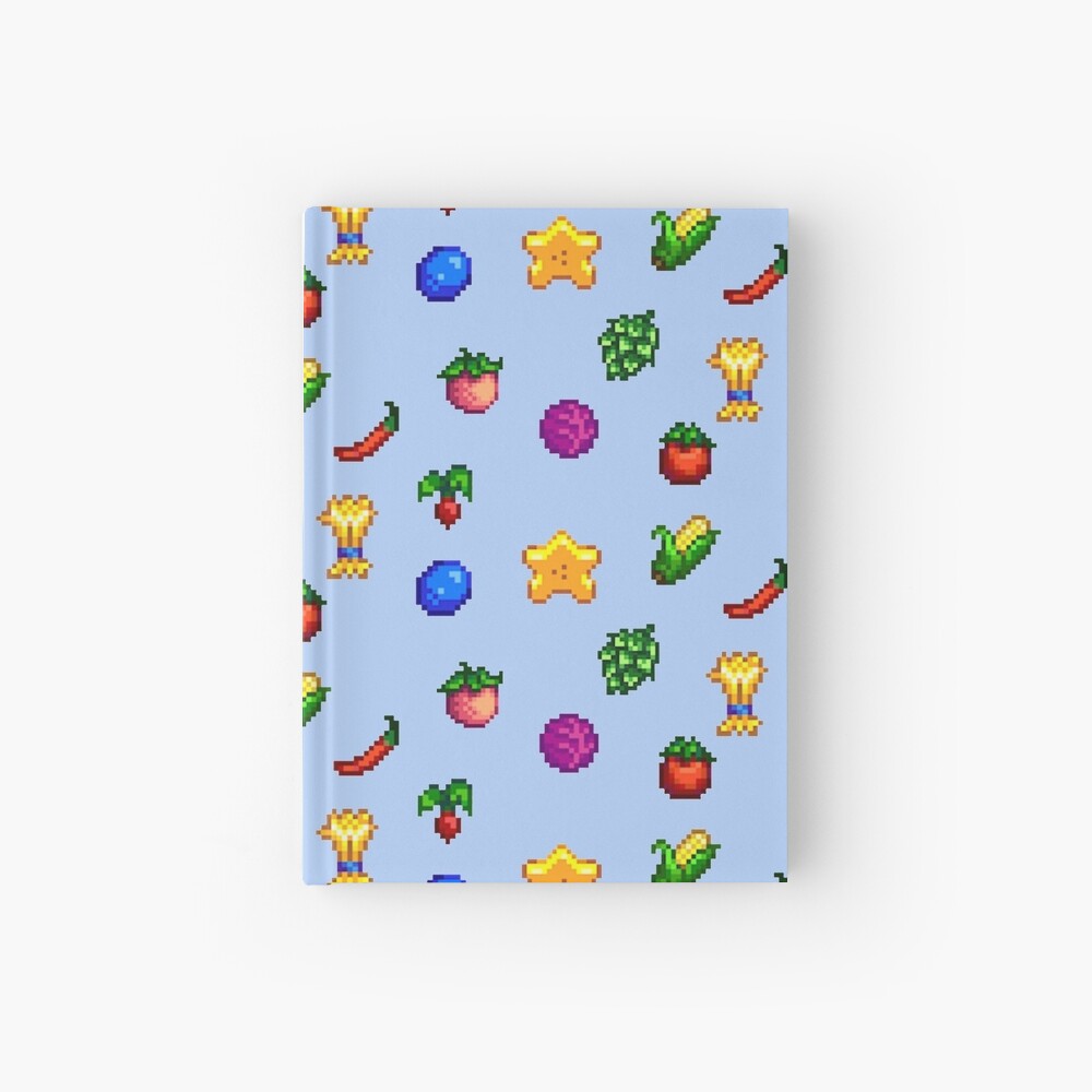 Stardew Valley Summer Crops Bundle Hardcover Journal By Edevyor Redbubble