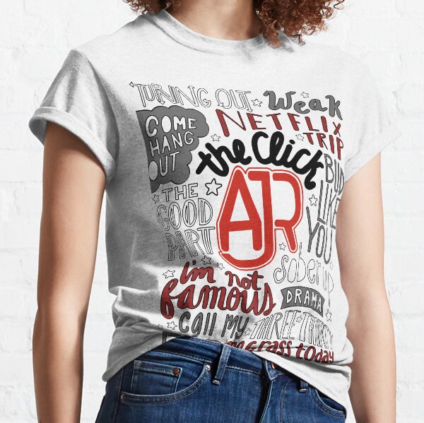 AJR The Click with Background Classic T-Shirt