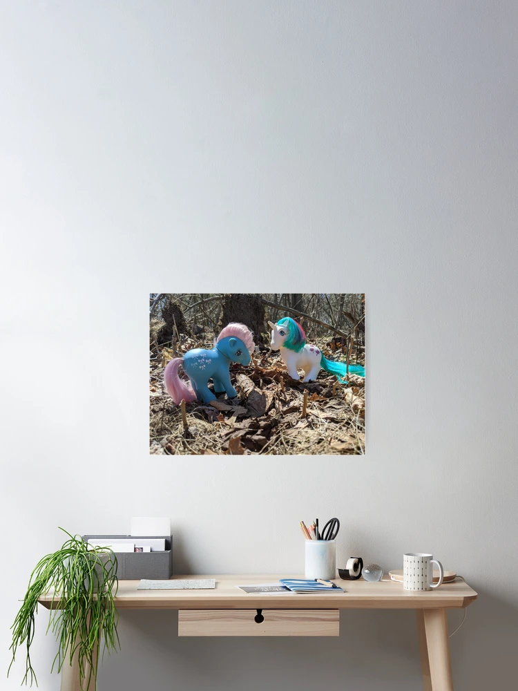 Thumbnail 2 of 3, Poster, Ponies In Spring designed and sold by Italian Pitbull Artworks.