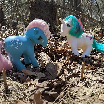 Artwork thumbnail, Ponies In Spring by Italian Pitbull Artworks