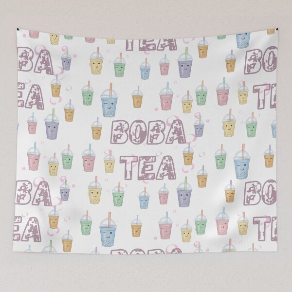 Item preview, Boba Tea Print designed and sold by Coffee &  Fashion.