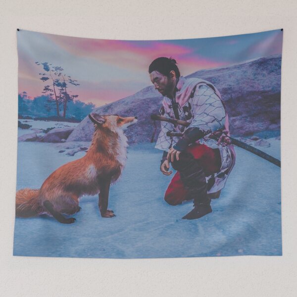 Item preview, The Fox And The Samurai designed and sold by CraigHarveyGurr.