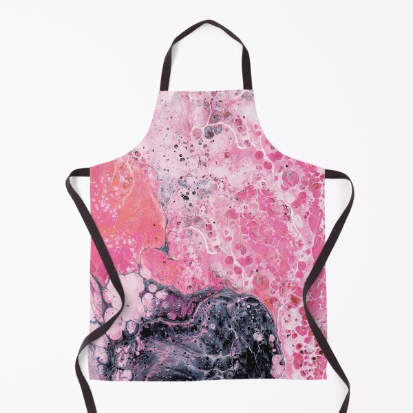 Item preview, Abstract Art With Acrylic Paint Pour | Pink Black designed and sold by ironydesigns.