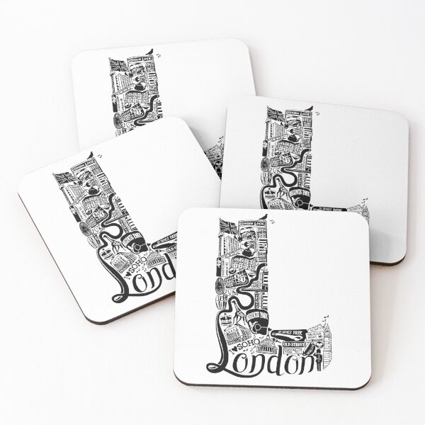 Item preview, London Letter L (big) famous places, landmarks and buildings in london england uk designed and sold by emcazalet.