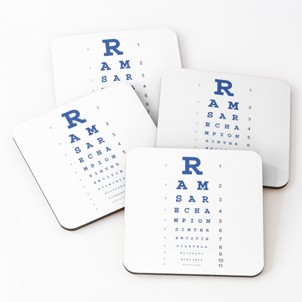 Item preview, Rams in CLE, STL and LA - Eye Chart designed and sold by Ramheart.