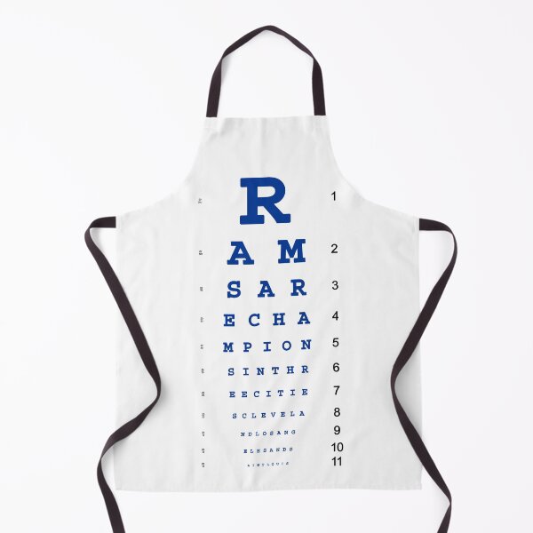 Item preview, Rams in CLE, STL and LA - Eye Chart designed and sold by Ramheart.