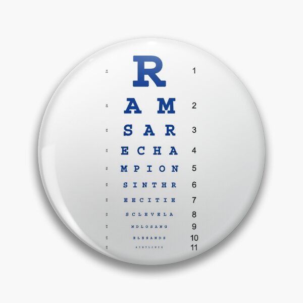Item preview, Rams in CLE, STL and LA - Eye Chart designed and sold by Ramheart.