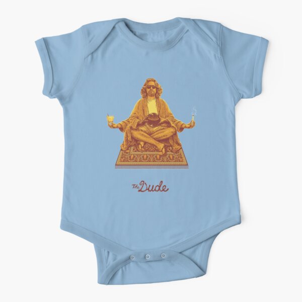 Der Typ Budha Der große Lebowski Baby Body Kurzarm