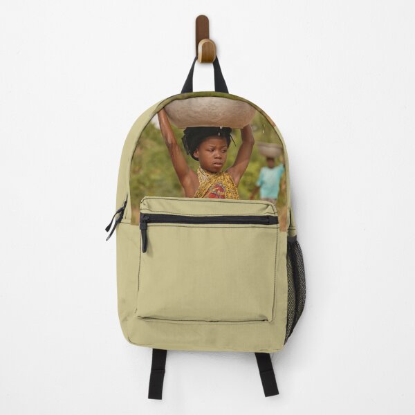 Item preview, Young African Girl Carrying Water, Portrait designed and sold by worldways.