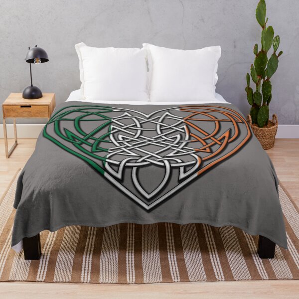 Item preview, Irish Flag Celtic Knot Heart designed and sold by Susan Segal.