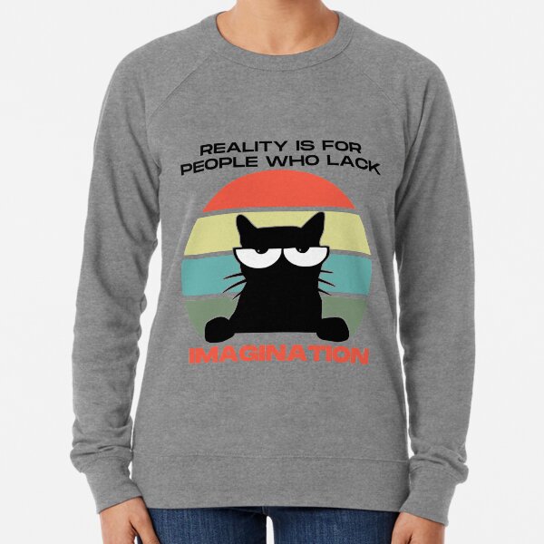 Citation de chat anime rétro mon voisin Sweatshirt léger