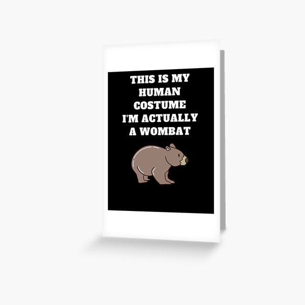 Item preview, Halloween This is my human costume i'm actually a wombat designed and sold by Jeangel97.