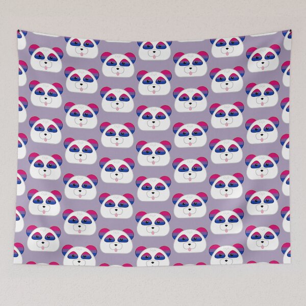 Item preview, Bi Cartoon Panda designed and sold by tangerinesplace.