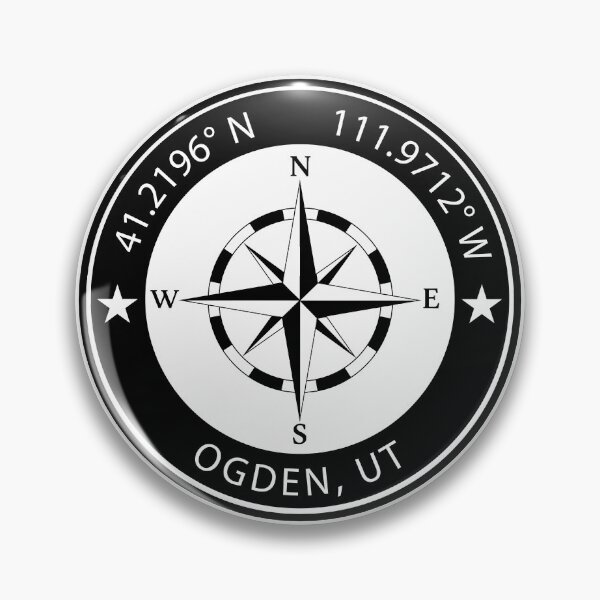 Item preview, Ogden, Utah Geographical Coordinates designed and sold by TeeOhGraphics.