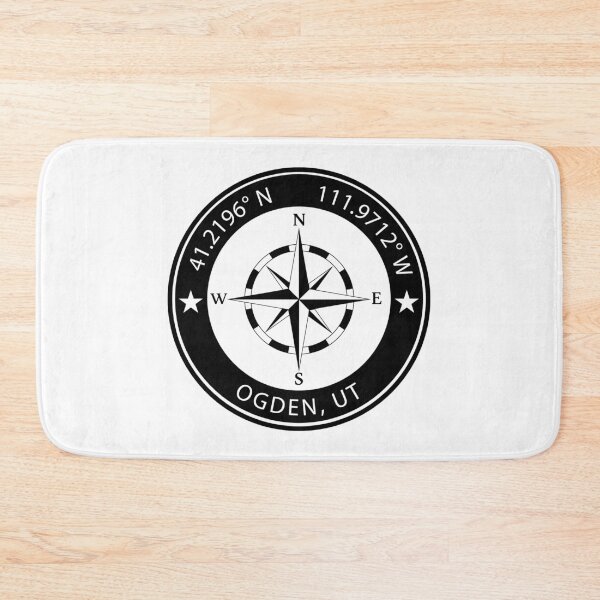 Item preview, Ogden, Utah Geographical Coordinates designed and sold by TeeOhGraphics.