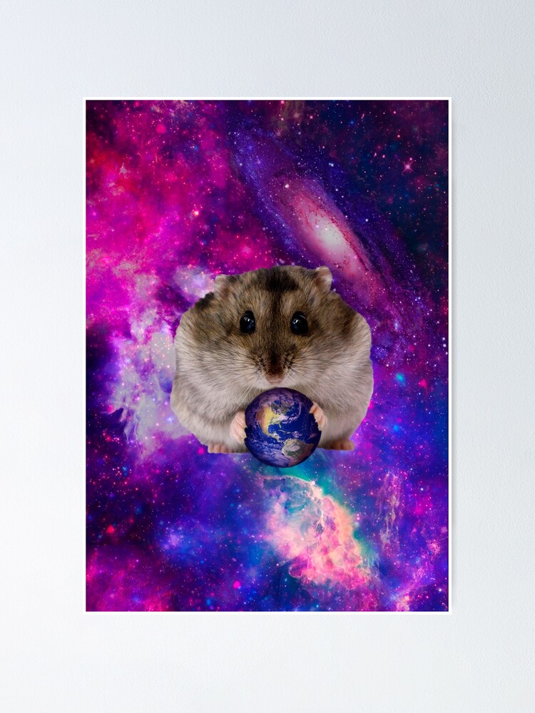 Hamster n7 Poster by Les Classics - Pixels